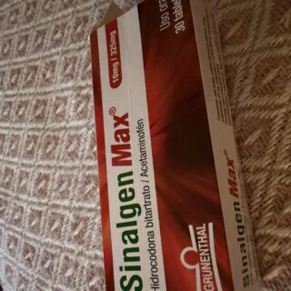 Sinalgen max hydrocodone 10mg